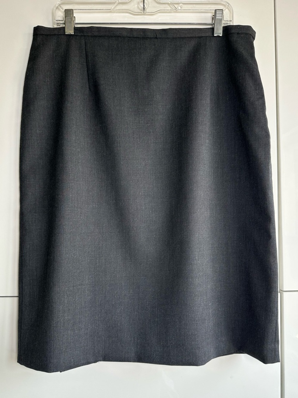 Pendleton Wool Pencil Skirt Gray 14 Petite Office Career Internship Professional